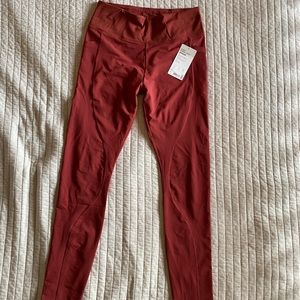 Athleta Quest Hybrid Tight NWT Canyon Red, 12 Tall